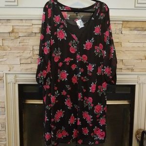 Torrid Chiffon Shirtdress